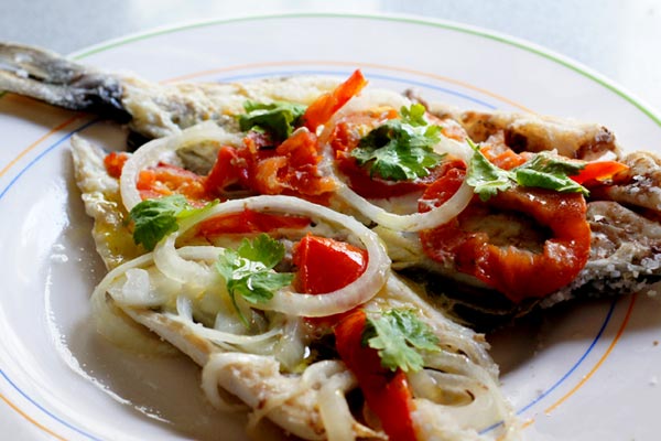 Pescado a la sal Pescado a la sal